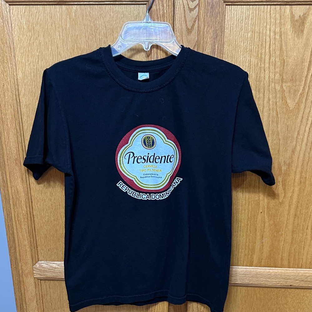 F. Black T-Shirt with Logo